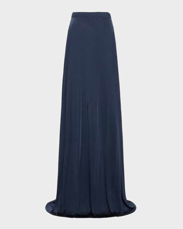 Chris Satin Maxi Skirt